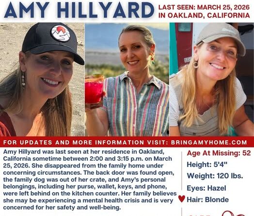 Amy Hillyard Missing Oakland, CA -